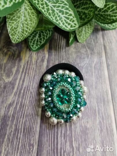 Резинки вышивные для волос