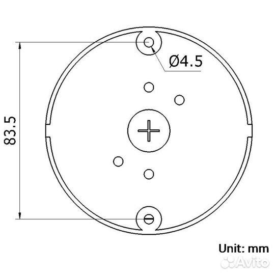 Видеокамера LTV-CCH-B7001-F2.8, купольная, 1/3
