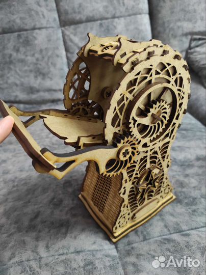 Копилка СССР деревянная