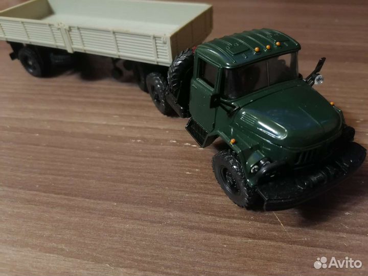 Модель зил-131в с полуприцепом