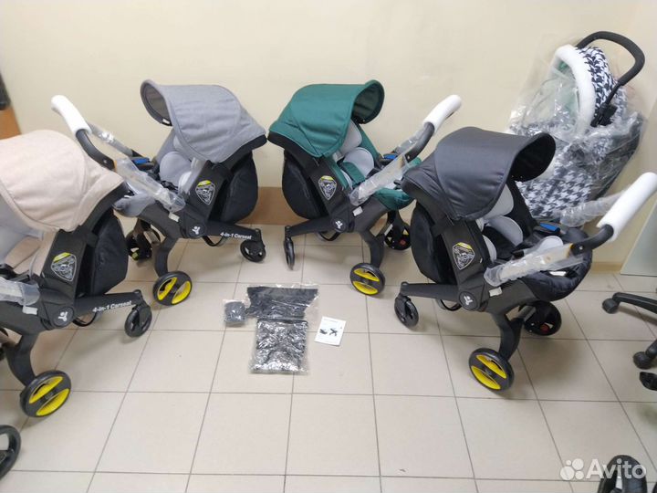 Новая автолюлька на колесах Foo foo (ассорт.)