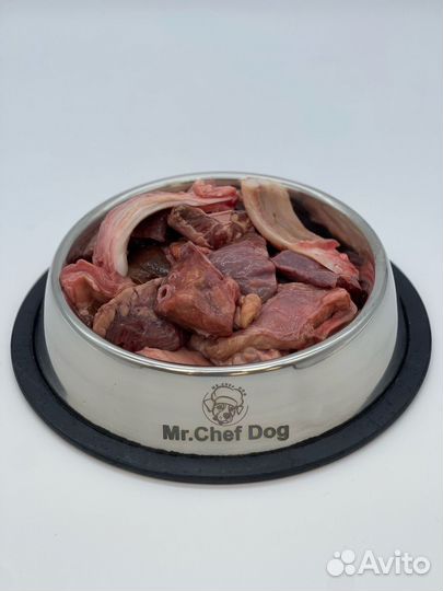 Обрезь субпродуктов говядины для собак