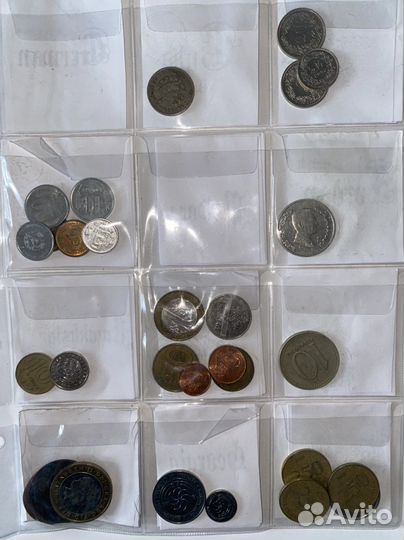 Коллекция монет разных стран санмарино Ливан Ливия