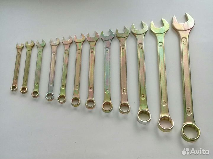 Набор новый, ключи комбинорованные