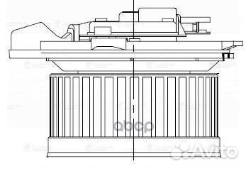 Э/вентилятор отоп. для а/м Mercedes-Benz ML (W1