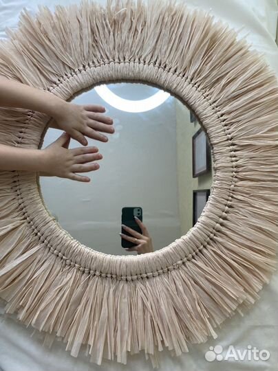 Зеркало, рафия