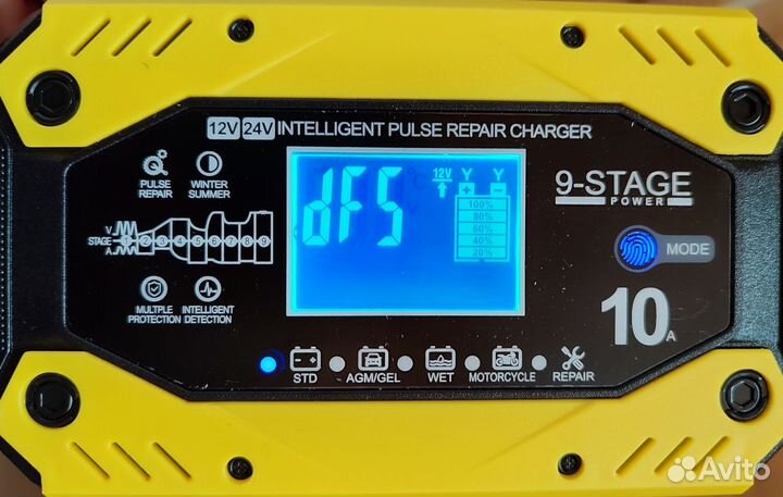 Умная зарядка аккумуляторов 12, 24в