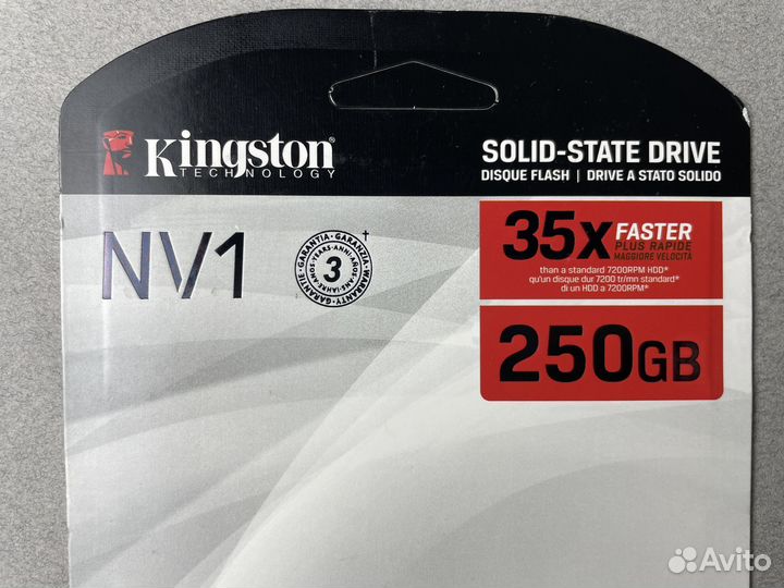 SSD KingSton NV1 snvs/250G 250 GB, M.2 2280, PCI-E