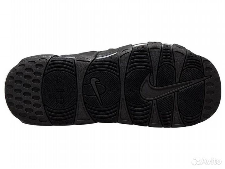 Nike Air More Uptempo Slides Black