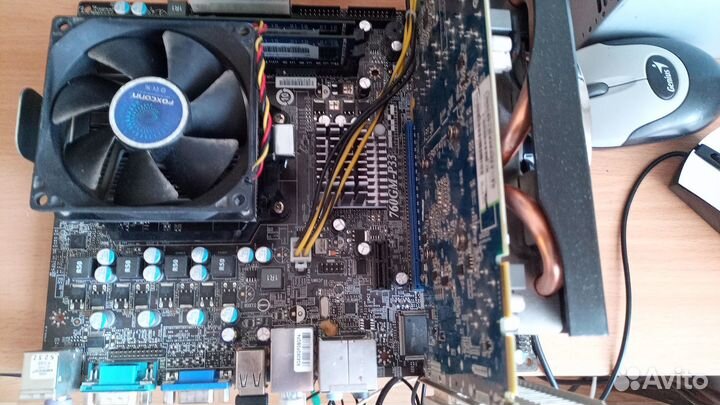 Мат плата+процессор+память+кулер
