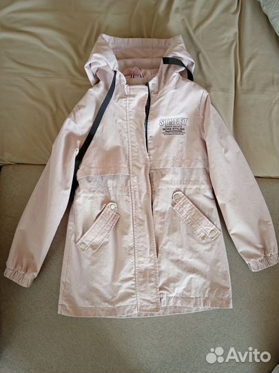 Парка для девочки, размер 134