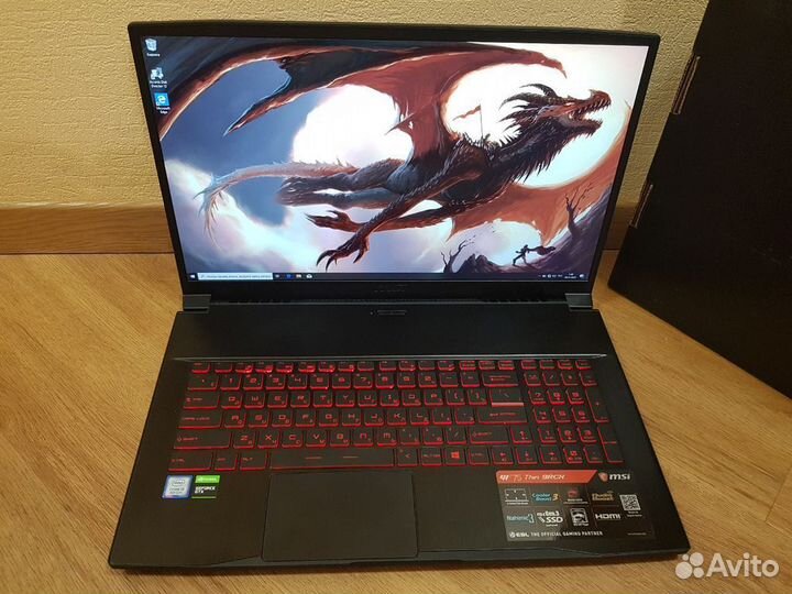 Игровой ноутбук msi 17 3
