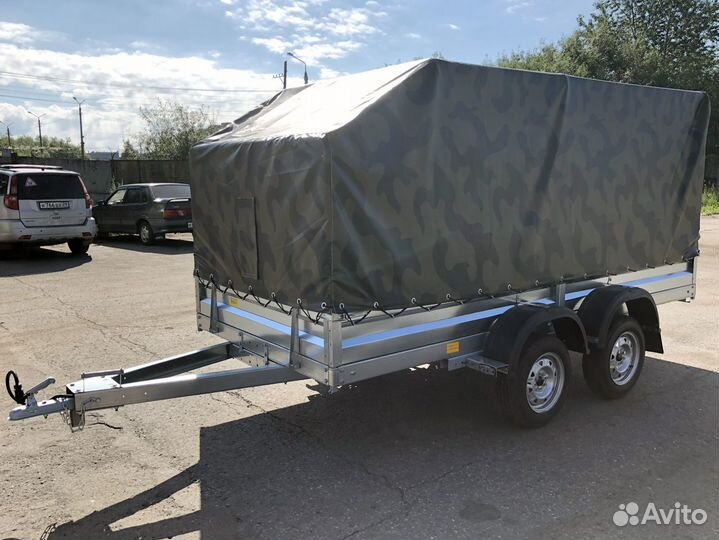 Прицеп 2-х осный 3,5х1,5 R13 на подрамнике