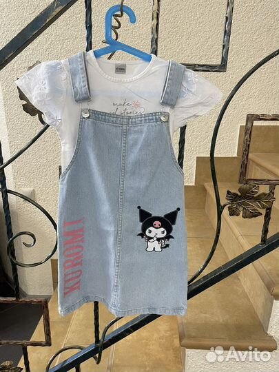 Джинсовый сарафан 122