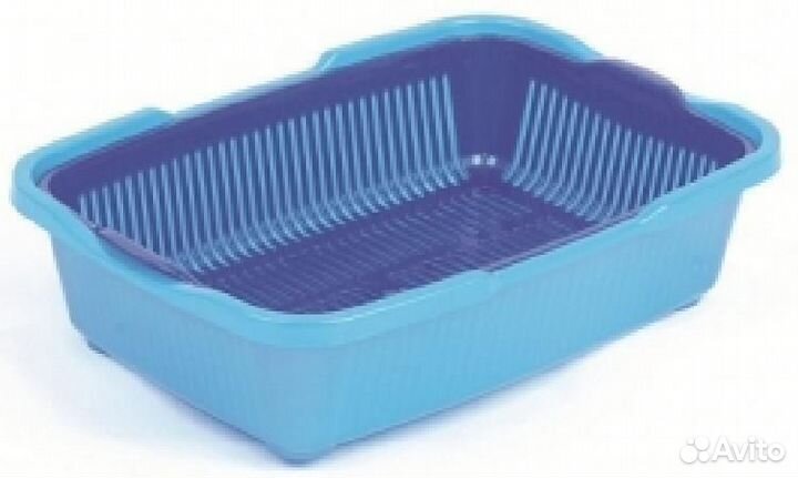 Туалет для кошек Дунья с сеткой 37x27x8