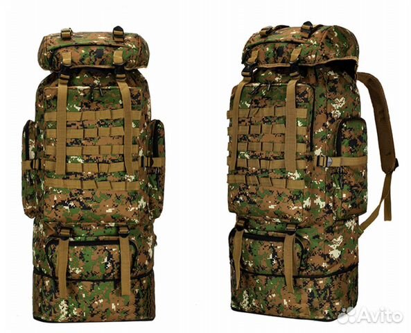 Рюкзак турист. 120 л Камуфляж 