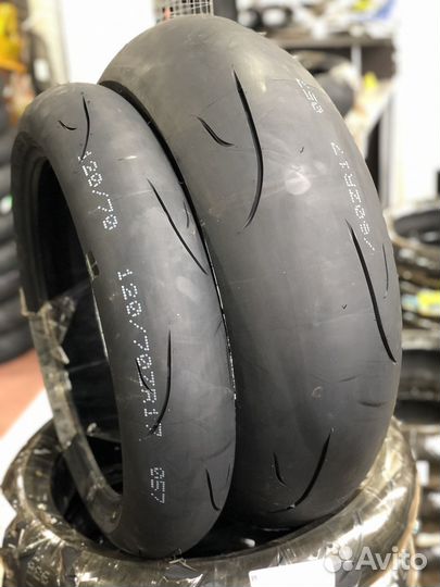 Мотошина полуслик Kingtyre K06 200/55-ZR17 (новая)