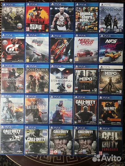 Игры для ps4 call of duty,battlefield,gta,nfs,fifa