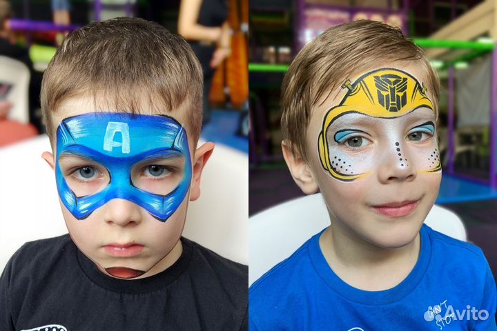 Аквагрим / Грим, Блеск-тату, Бьюти-Бар