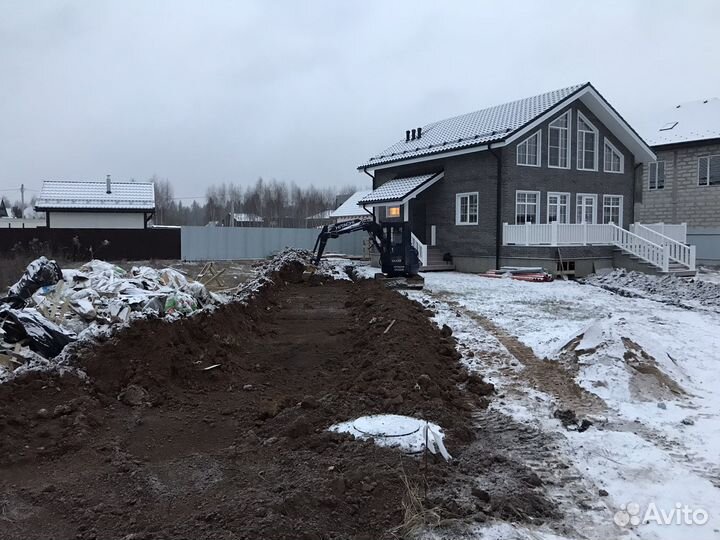 Услуги мини экскаватора Клин