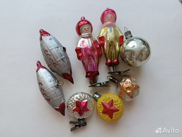 Елочные игрушки СССР