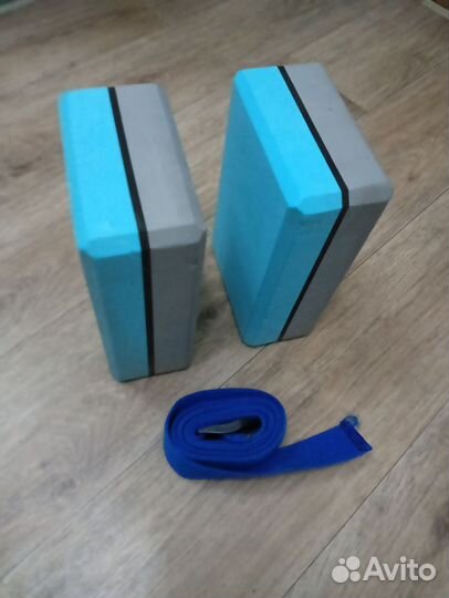 Блоки и ремень для занятий йогой и