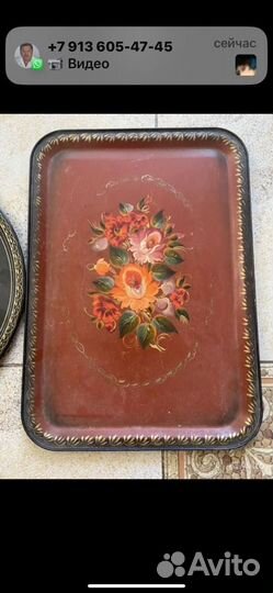 Подносы жостово СССР