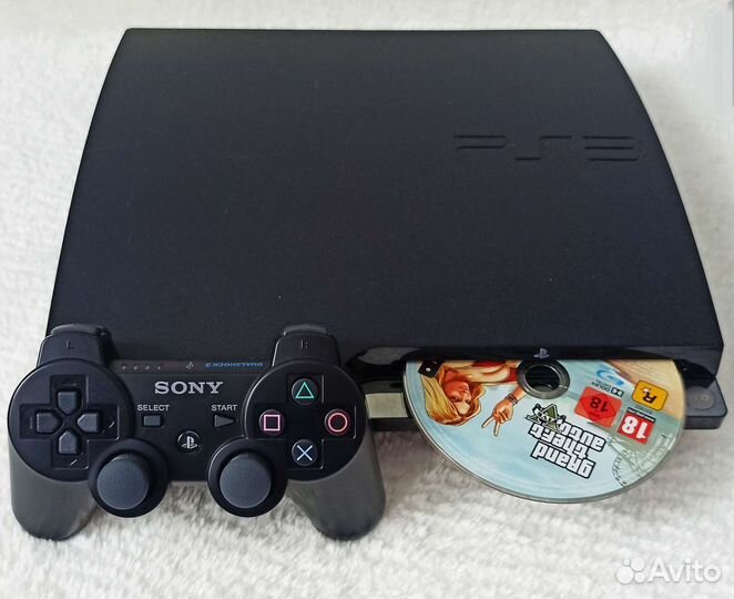 PS3 Slim (GTA 5, FIFA 19, MK9 и др)