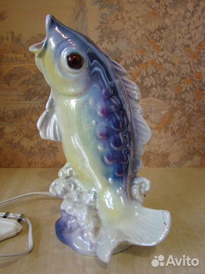 Светильник Рыбка, фарфор, Германия 1970-е