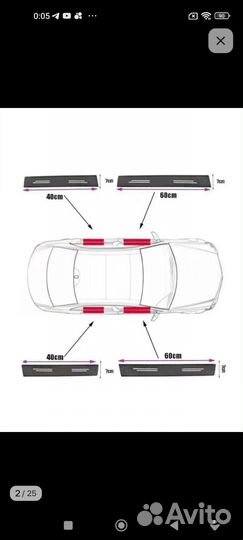 Карбоновые пороги на Мазда