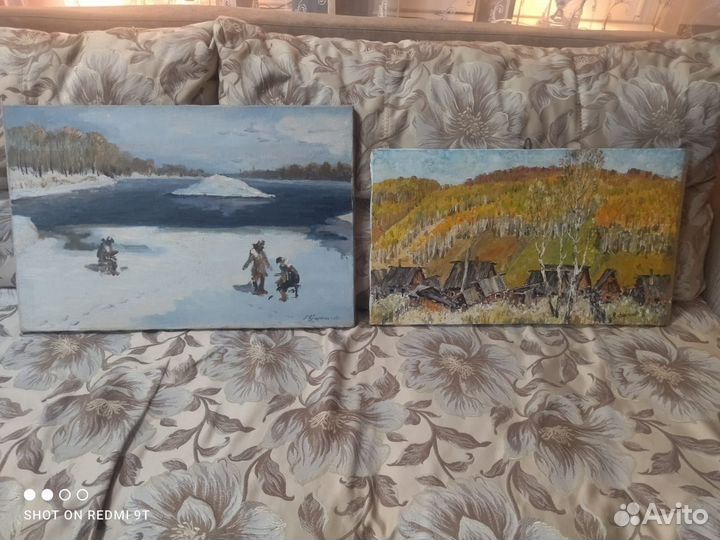Картины х/масло. Художники Фёдоров, Кучеренко
