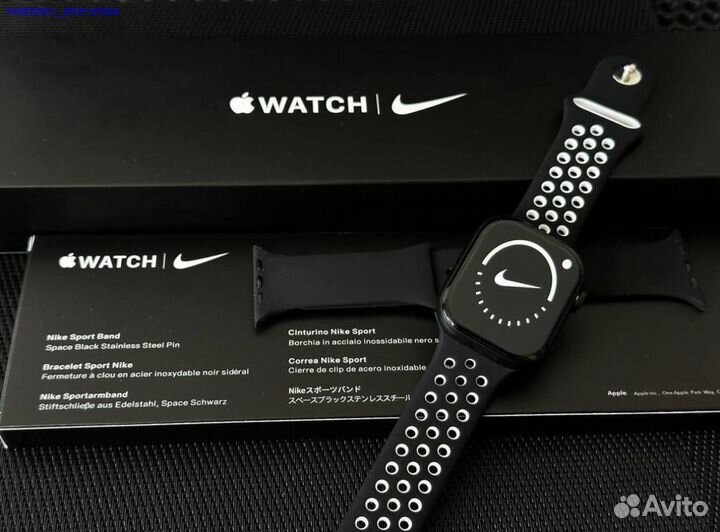 Apple Watch 9 с яблоком. Хит 2024 (Арт.26864)