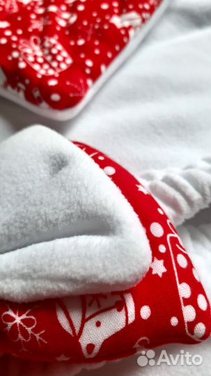 Новогоднее одеяло, плед, конверт на выписку