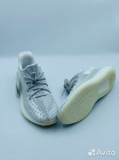 Adidas yeezy boost 350 светло-серые разм. 43