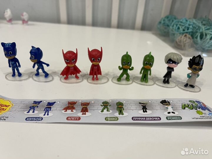 Игрушки из киндер Сюрприза “герои в масках”