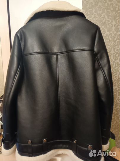 Дубленка авиатор женская