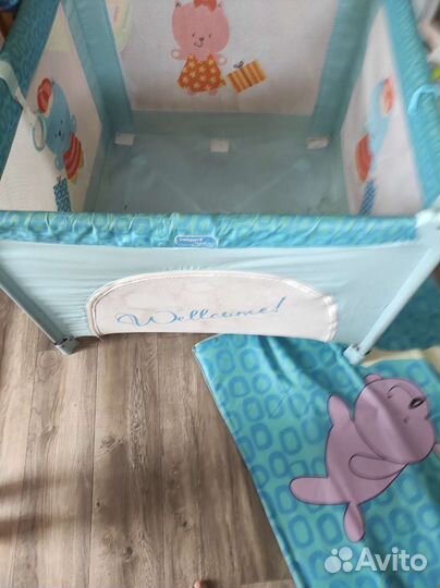 Манеж детский складной б/у