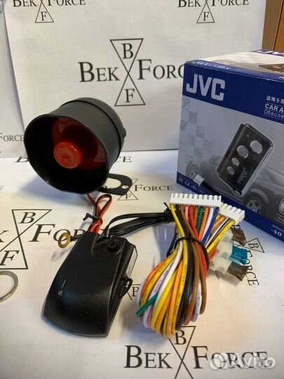 Авто сигнализация JVC 911 два пульта с установкой