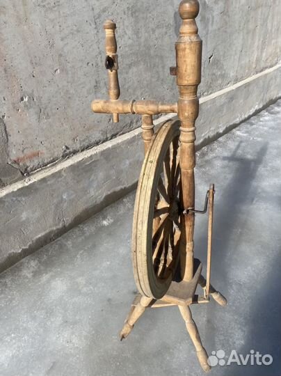Прялка деревянная старинная
