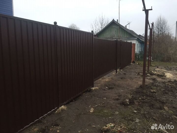 Заборы ворота