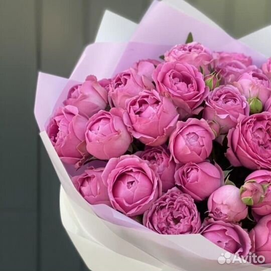 Букет Пионовидных роз Мисти