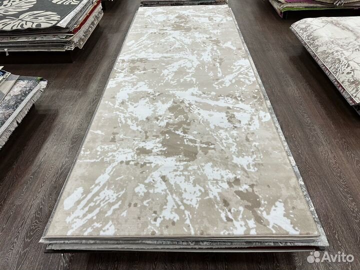 Ковер 1.5х4 бежевый