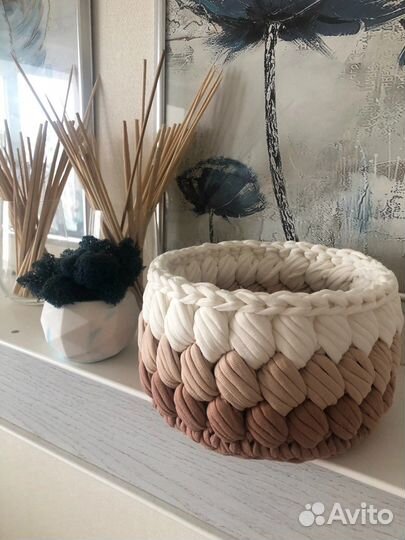 Корзина трикотажная