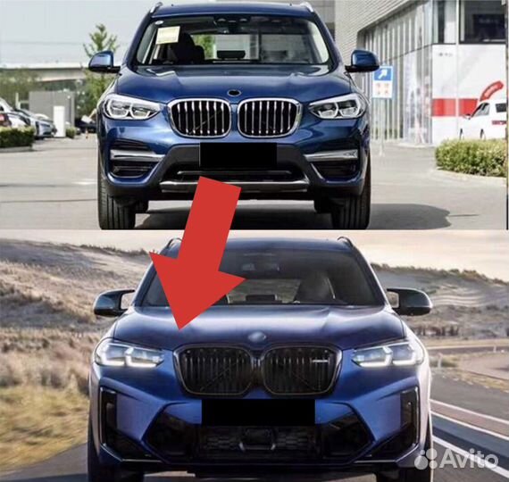 Комплект рестайлинга bmw x3 g01