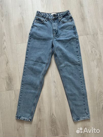 Джинсы mom lime