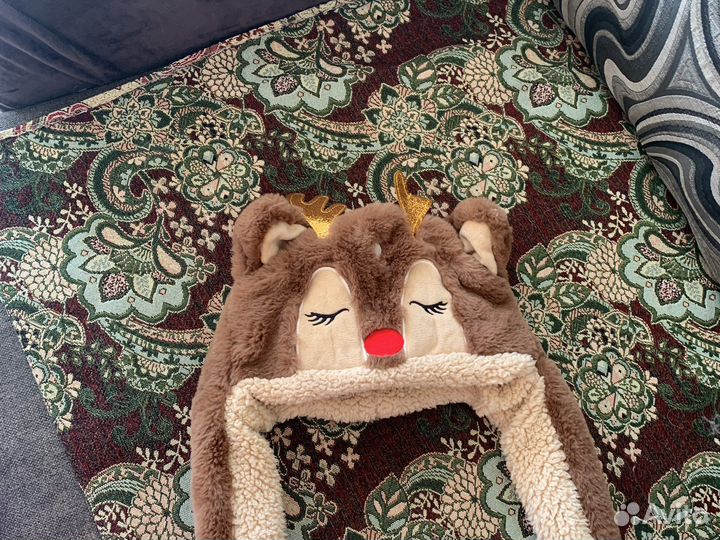 Шапка олень с ушками