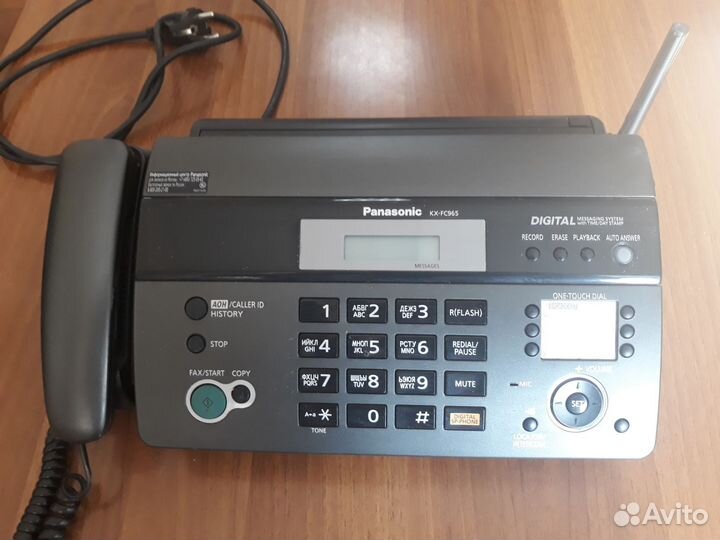 Телефон факс panasonic