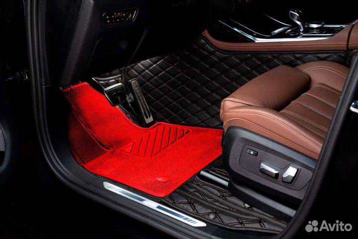 3D Коврики Mercedes S E Класс из Экокожи