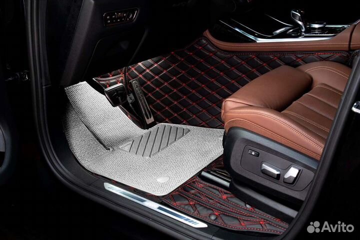 3D Коврики Lexus LS из Экокожи