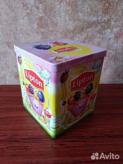 Жестяные баночки под чай